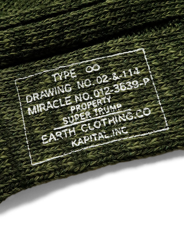 Kapital 56 MA-1 RAINBOWY HAPPY HEEL socks