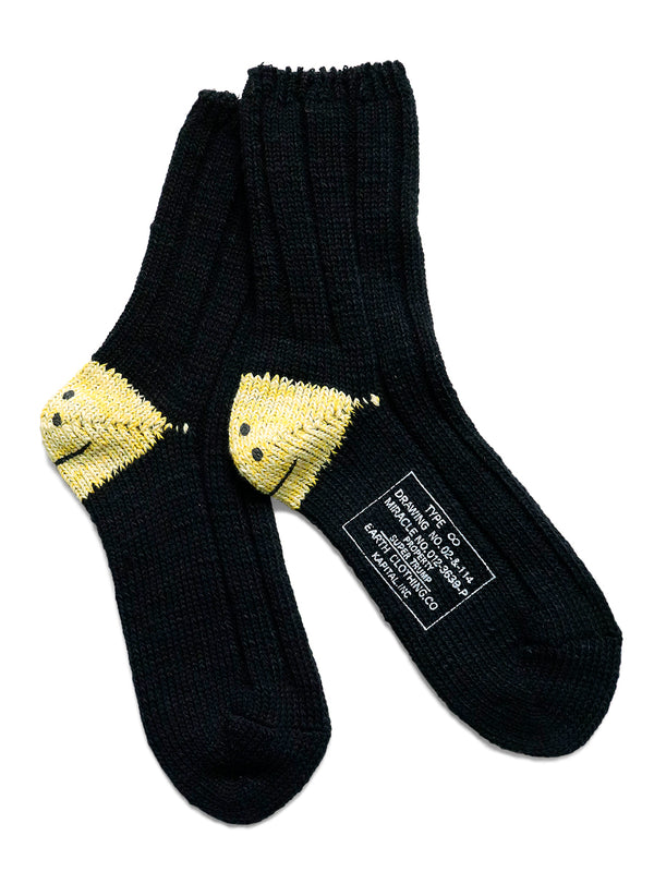 Kapital 56 pieces MA-1 RAINBOWY HAPPY HEEL socks