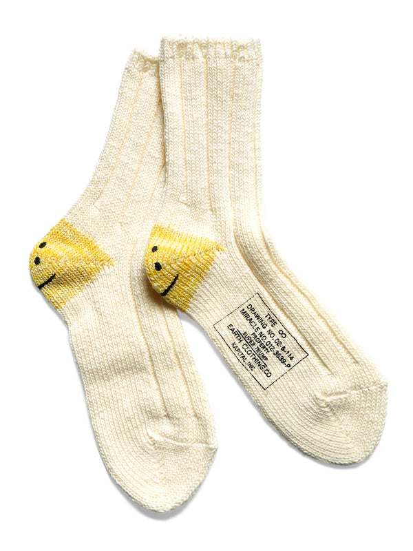 Kapital 56 MA-1 RAINBOWY HAPPY HEEL socks