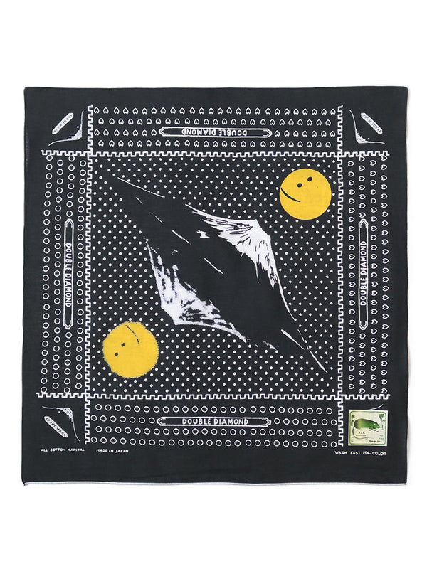 Kapital fastcolor selvedge bandana (MIRRORED FUJI)