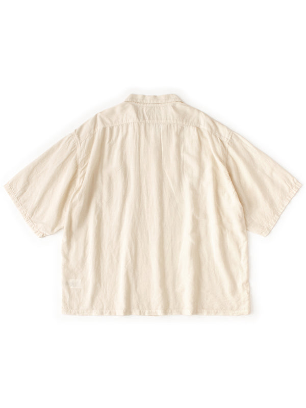 Kapital Soft Linen Open Collar Big Shirt