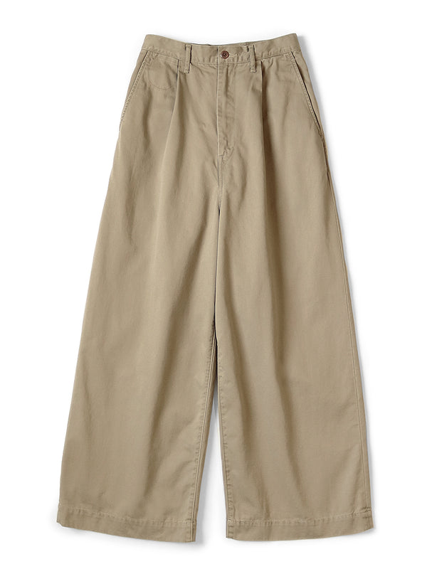 Kapital Chino High Waisted Neem Baggy Pants