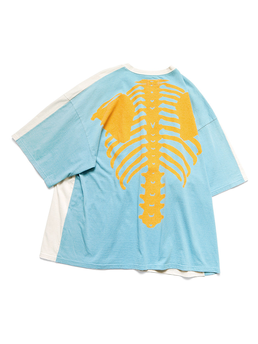 KAPITAL Jersey 2TONES BIG Pocket T (BONE) Trico | HAVEN