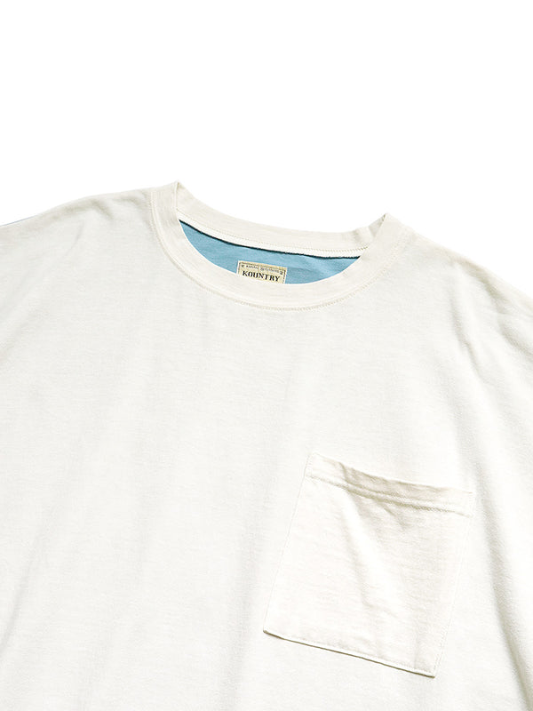 Kapital Tenjiku 2TONE BIG Pocket T-shirt (BONEpt) Tee