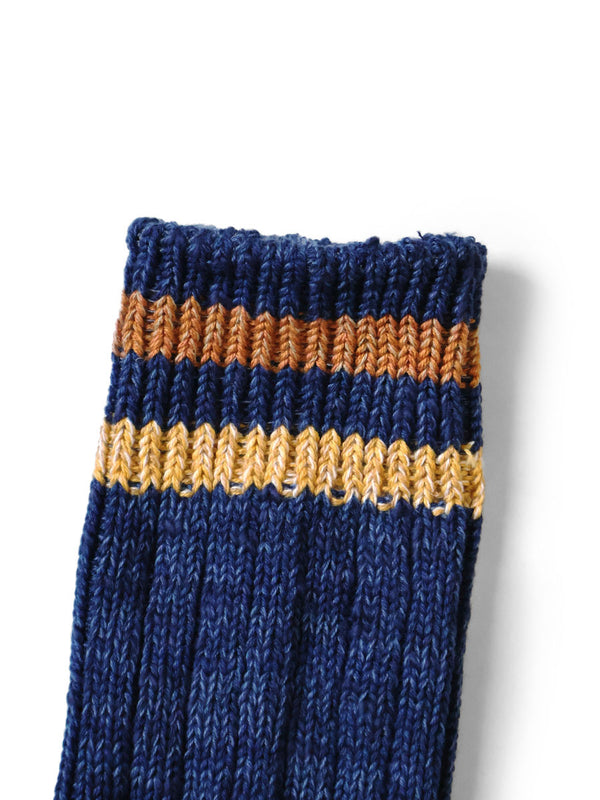 Kapital 60-strand heathered IVY RAINBOWY HAPPY HEEL hold socks