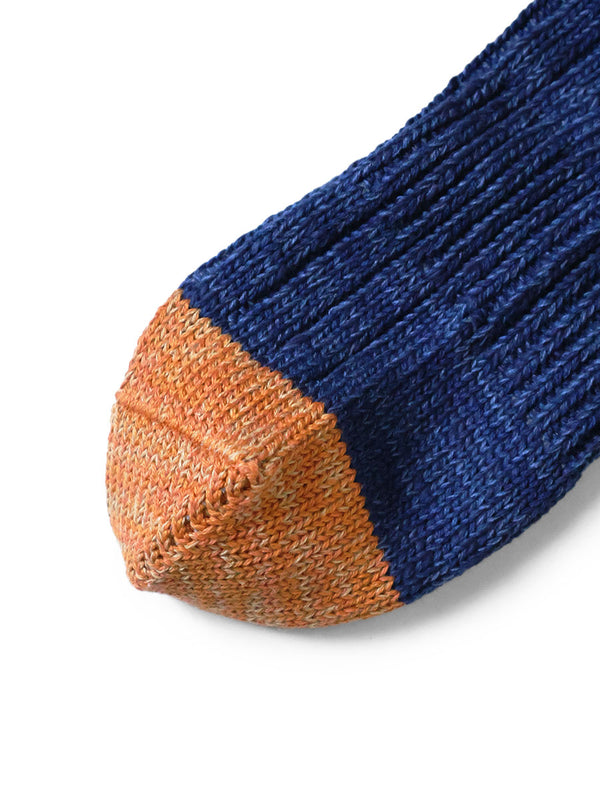 Kapital 60-strand heathered IVY RAINBOWY HAPPY HEEL hold socks
