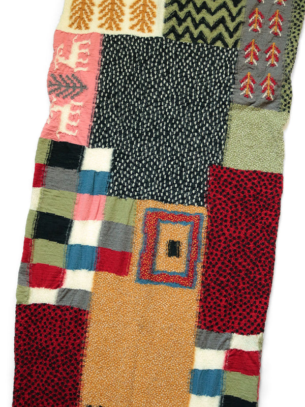 Kapital felted wool village gabbeh scarf muffler