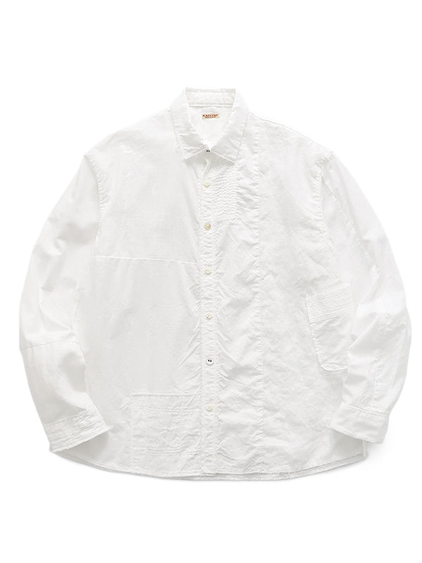 Kapital Cotton x Linen Patchwork Kathmandu Shirt