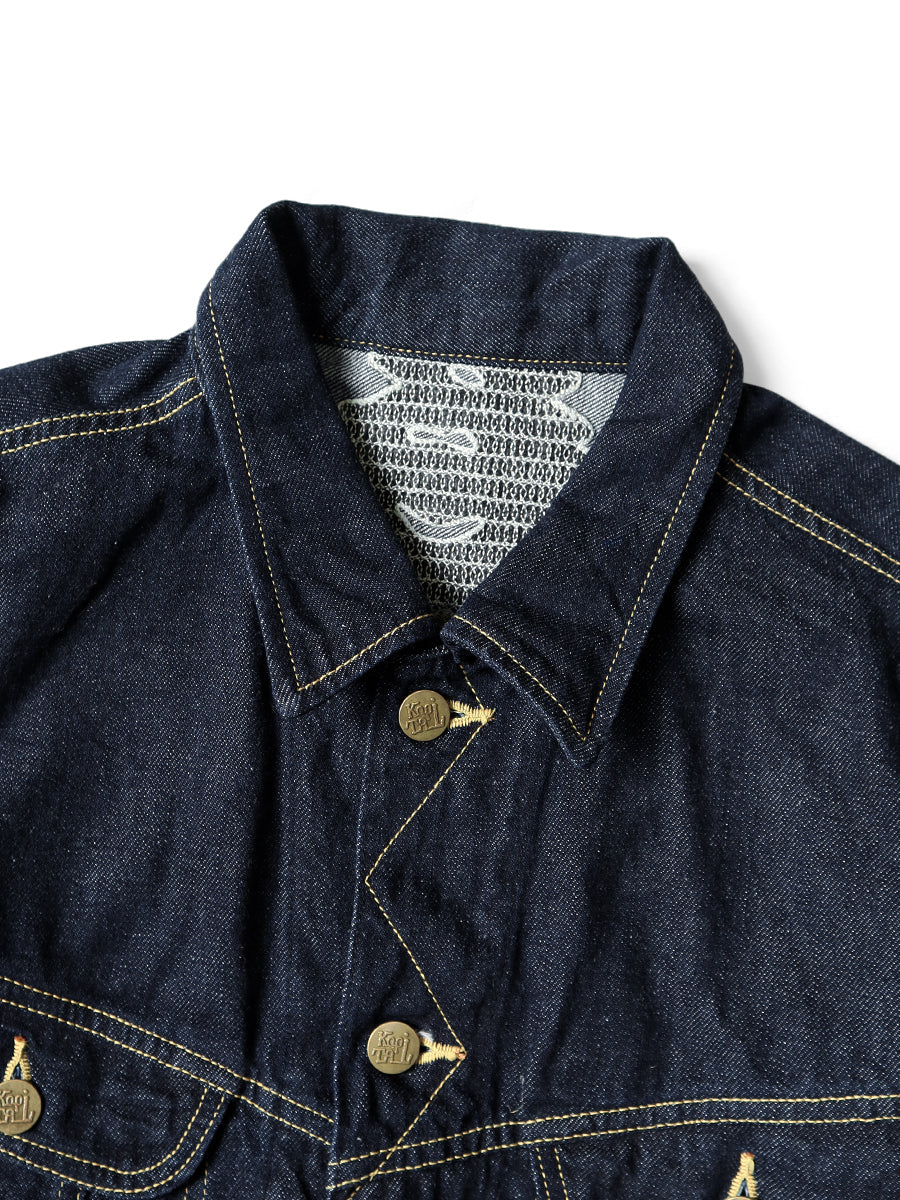 kapital 11.5oz denim Mexican tuxedo westerner indigo bone