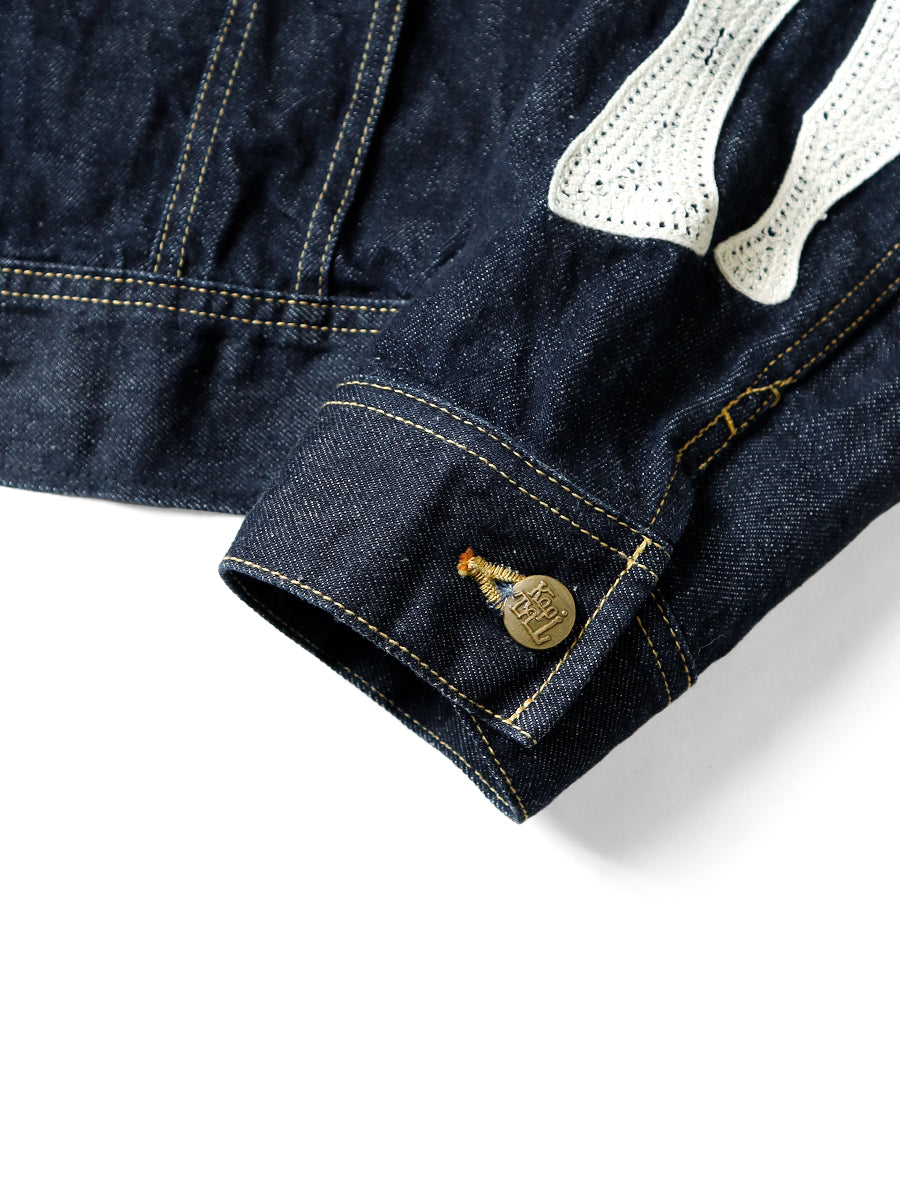 Kapital 11.5oz Denim Mexican Tuxedo Westerner Jacket Indigo