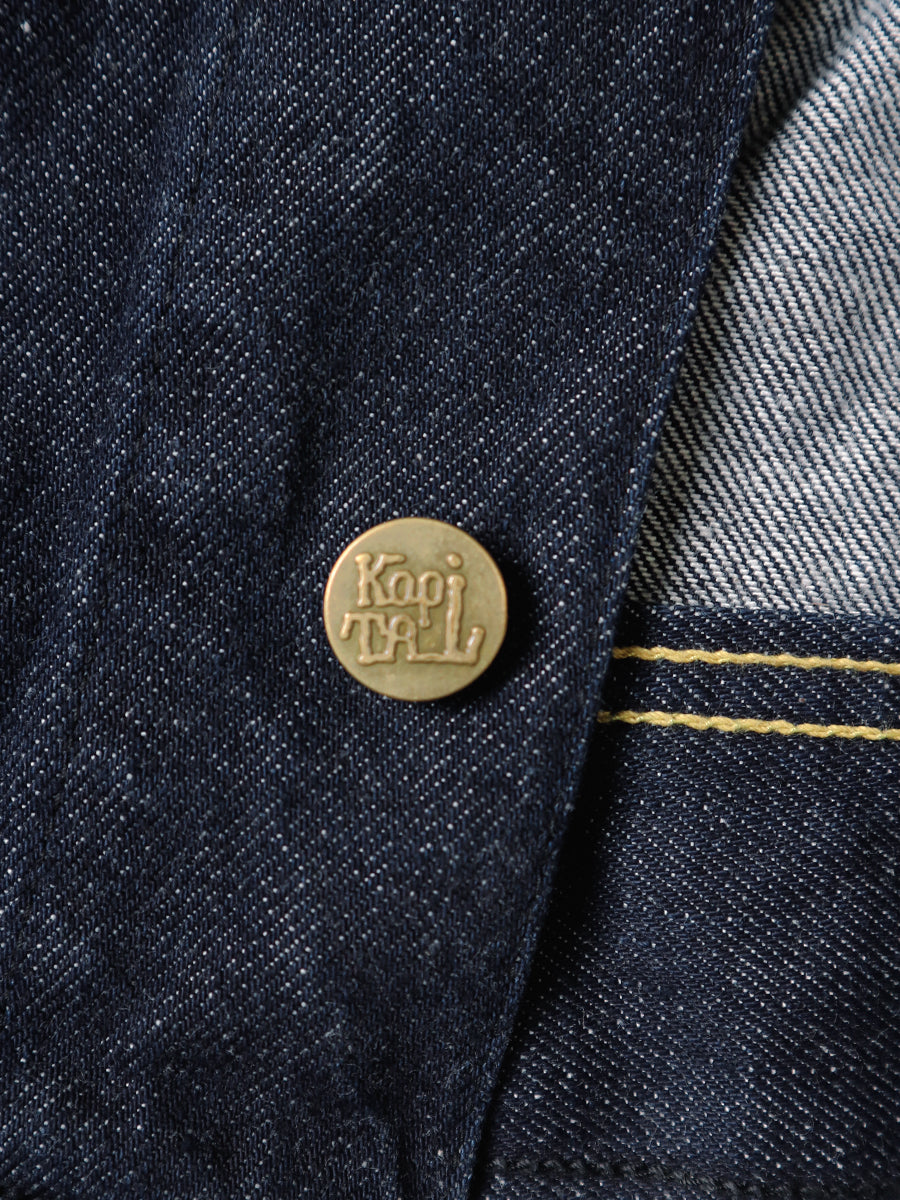 Kapital 11.5oz Denim Mexican Tuxedo Westerner Jacket Indigo