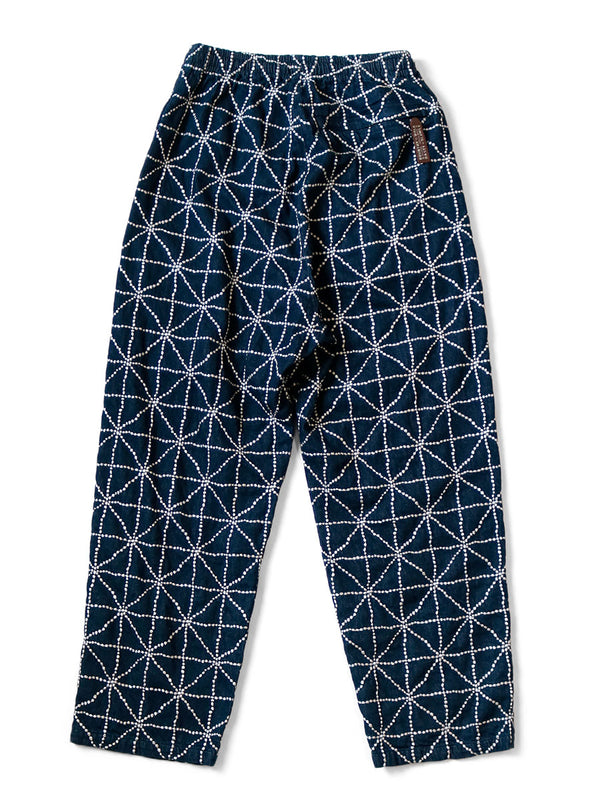 Kapital 8oz Denim Easy Pants with FOLK-DOJO Embroidery