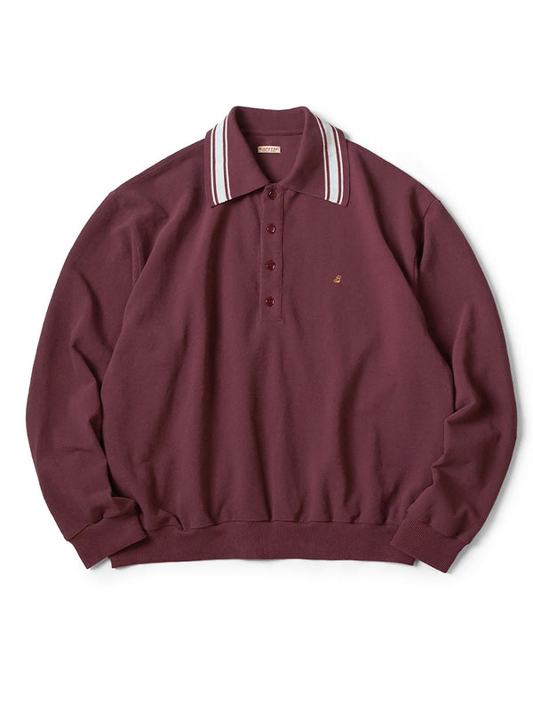 Kapital Kanoko Rangle Collar Retro Polo Shirt