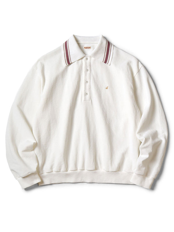 Kapital Kanoko Rangle Collar Retro Polo Shirt
