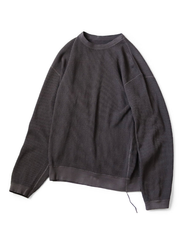 Kapital ECO Waffle Big Crew Sweatshirt sweater