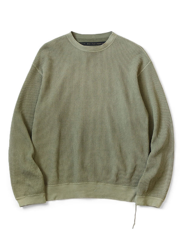 Kapital ECO Waffle Big Crew Sweatshirt sweater