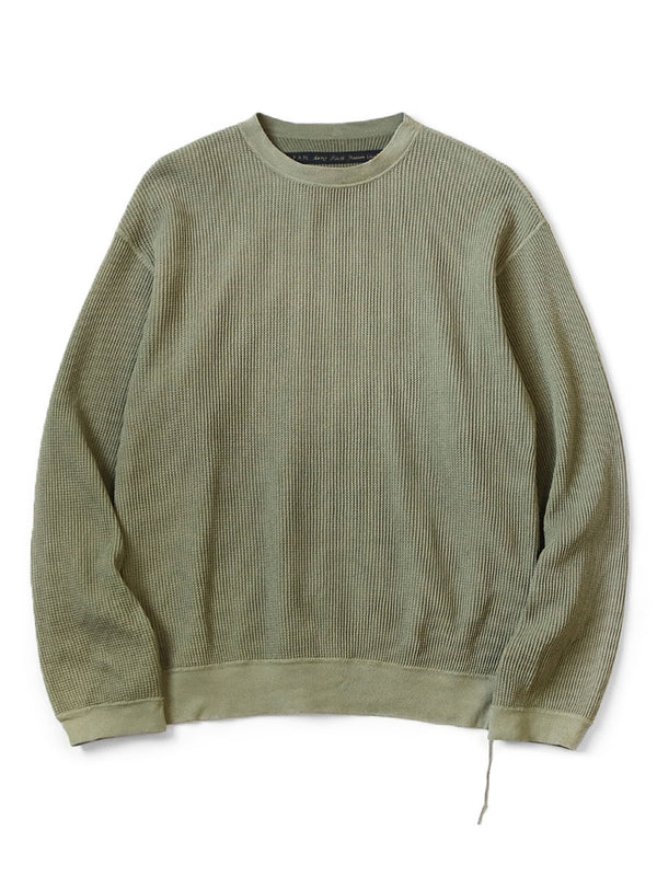 Kapital ECO Waffle Big Crew Sweatshirt sweater