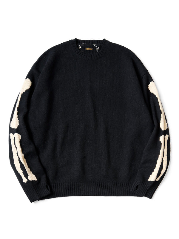 Kapital 5G Wool BONE Crew Sweater