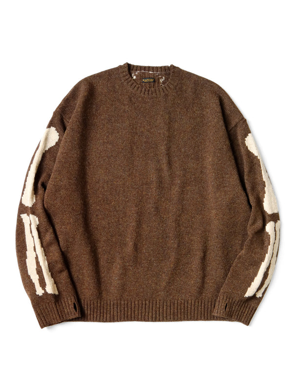 Kapital 5G Wool BONE Crew Sweater