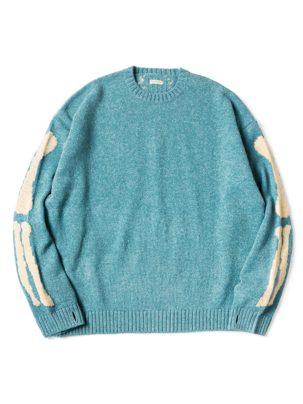 Kapital 5G Wool BONE Crew Sweater