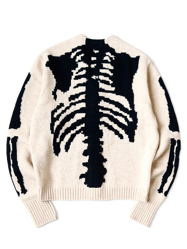 Kapital 5G Wool BONE Short Cardigan