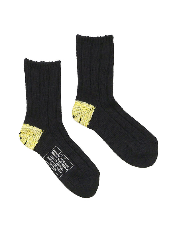 Kapital 56-ply MA-1 RAINBOWY HAPPY HEEL Socks