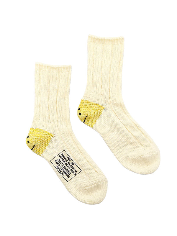 Kapital 56-ply MA-1 RAINBOWY HAPPY HEEL Socks