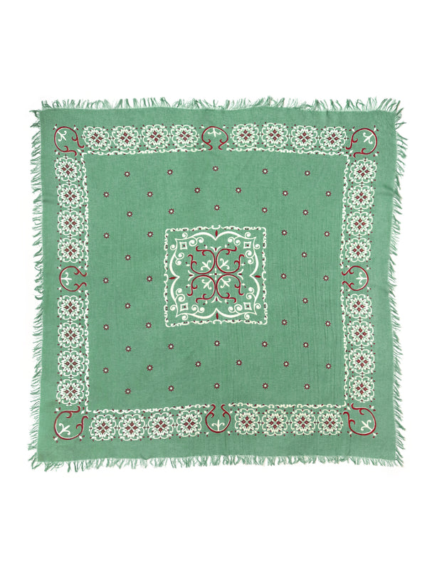 Kapital Linen Rayon Fringe Stole (Habananaja) muffler