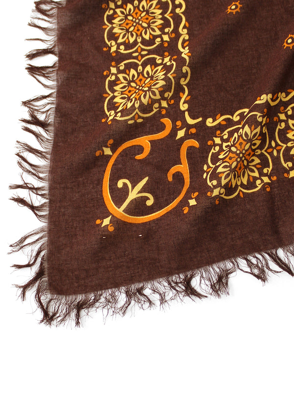 Kapital Linen Rayon Fringe Stole (Habanaja) Scarves