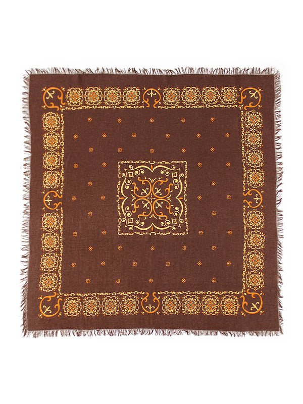 Kapital Linen Rayon Fringe Stole (Habanaja) Scarves