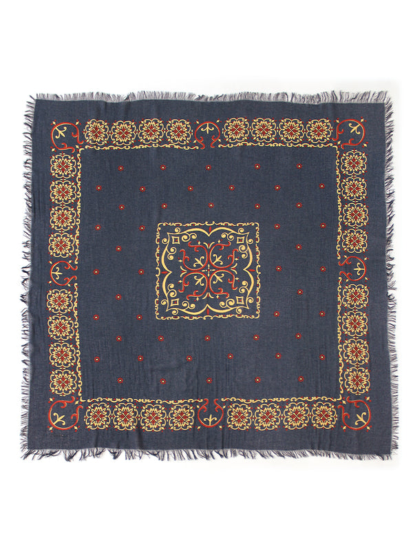 Kapital Linen Rayon Fringe Stole (Habanaja) Scarves