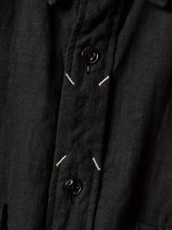 Kapital linen clip shirt (long sleeve)