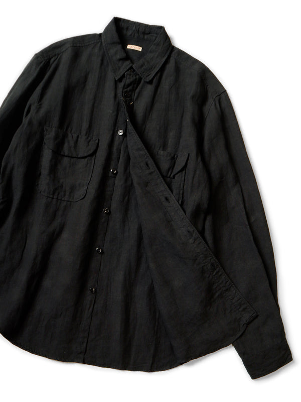 Kapital linen clip shirt (long sleeve)