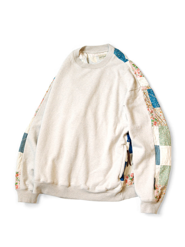 Kapital TOP fleece x PROFILE RAINBOWY quilt 2TONE BIG sweatshirt Sweater