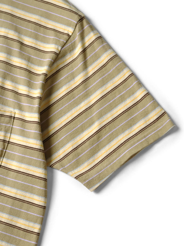 Kapital Multi-border Jersey Pennant T-shirt (3flags) Tee