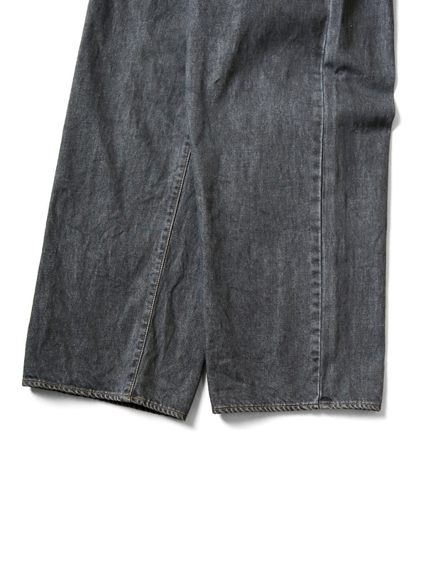 Kapital 14oz Black Denim Port Baggy Pants