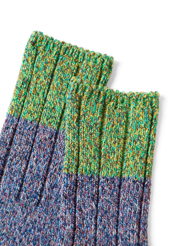 Kapital 56-strand wool Van Gogh heather socks