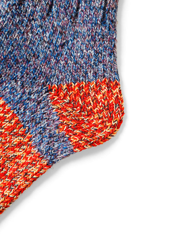 Kapital 56-strand wool Van Gogh heather socks