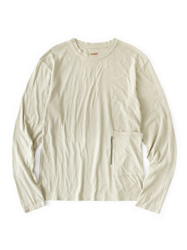 Kapital Gauze Jersey Biscuit Pocket Long-Sleeve T-Shirt