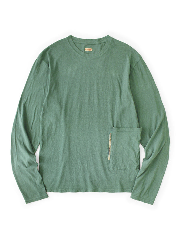 Kapital Gauze Jersey Biscuit Pocket Long-Sleeve T-Shirt