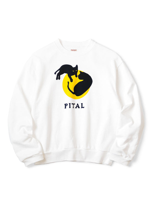 Kapital ECO fleece crew sweatshirt (CATPITALpt) sweater