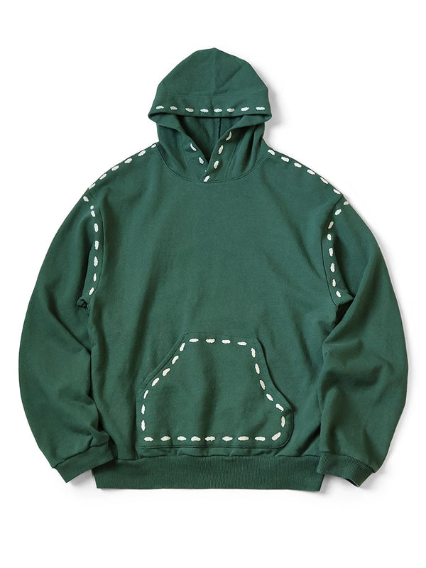 Kapital fleece marionette hooded sweatshirt