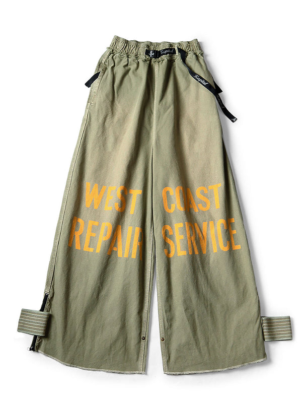 Kapital Canvas Waist Repairman Track Pants