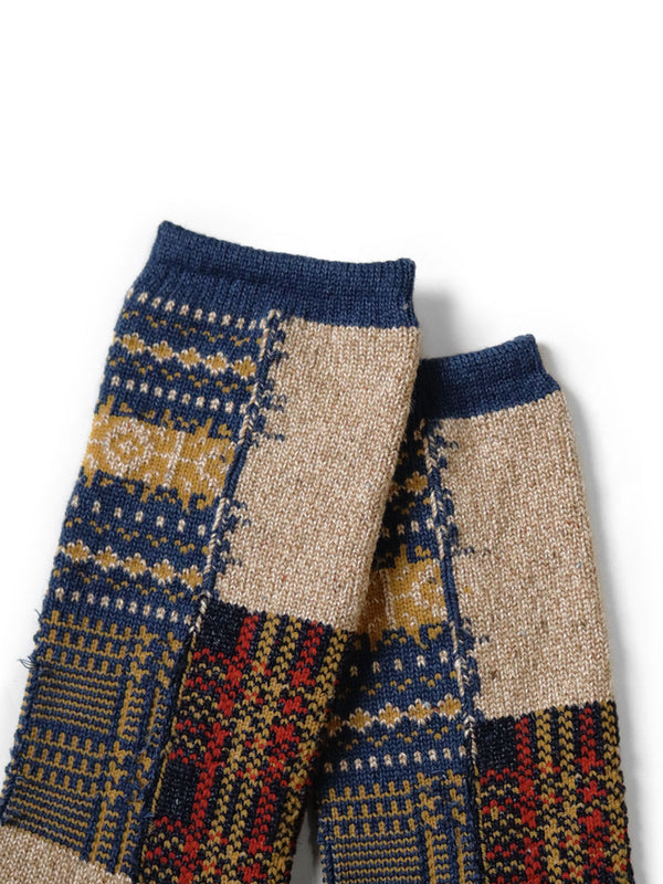 Kapital 84 patchwork tweed fair isle socks