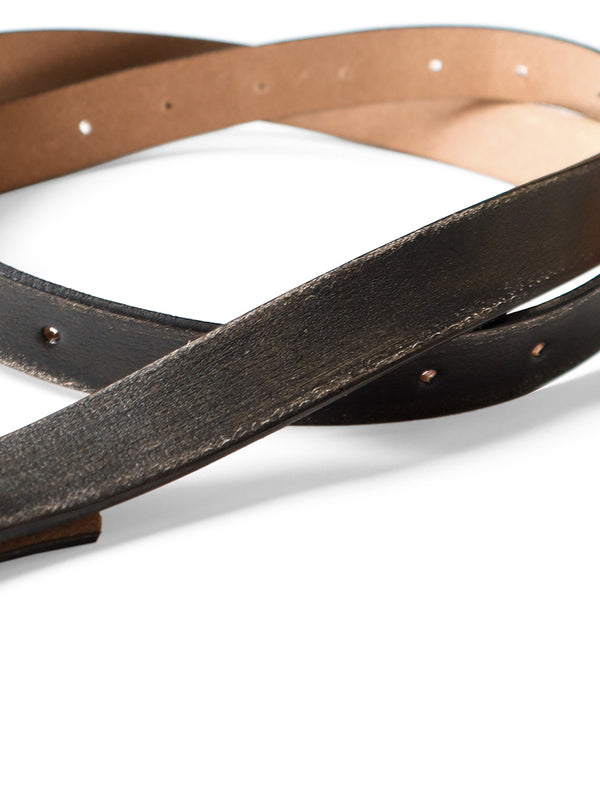 Kapital oiled leather pueblo buckle belt