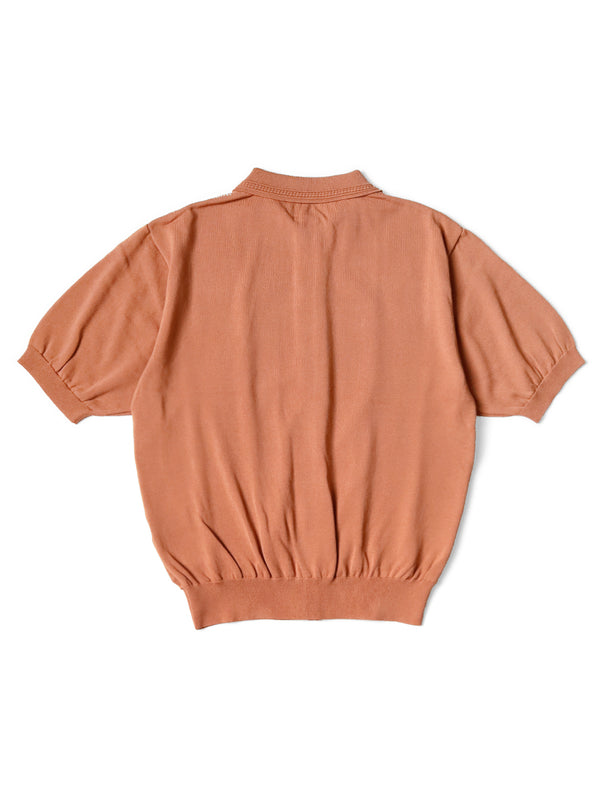 Kapital 14G Cotton Knit Oyster Aloha Polo Shirt