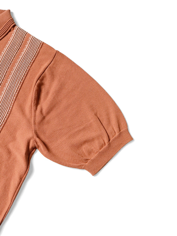 Kapital 14G Cotton Knit Oyster Aloha Polo Shirt