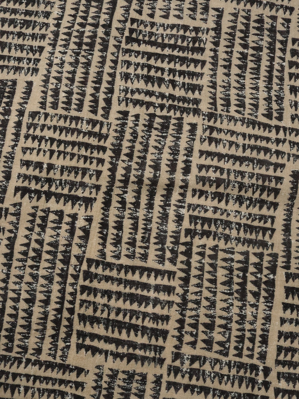 Kapital Rayon Fringe Stole (Hacksaw Block Pattern) muffler