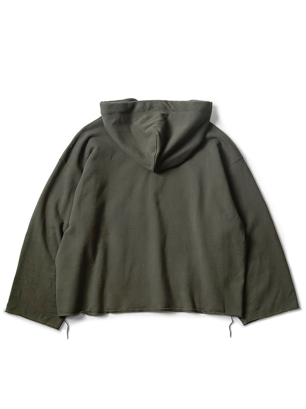 Kapital fleece feather cord catfish hood sweatshirt (feather pt)