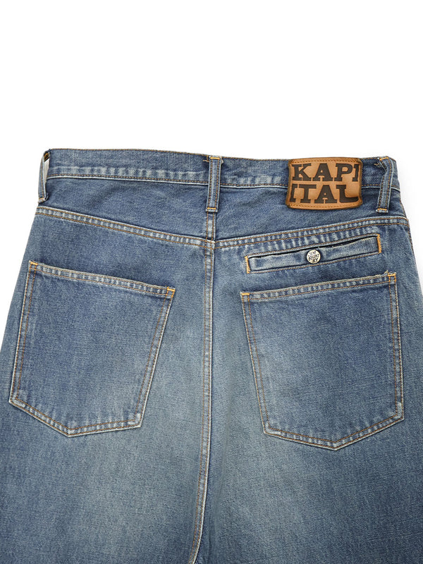 Kapital 14oz Denim Port Baggy Pants